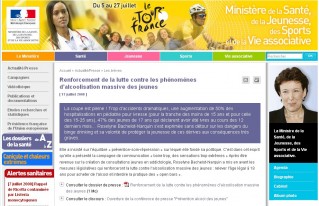 Cliquez pour zoomer : site-ministère-santé