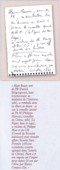 Yves Bertrand - carnets 2 - Nouvel Observateur - 16/10/2008
