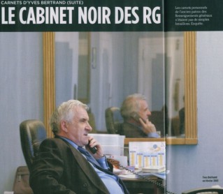 Cliquez pour zoomer : Yves Bertrand - Le Point - 23/10/2008