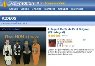 Dailymotion se penche sur "L'Argent-dette"