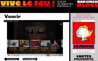Vive le feu, blog de S. Fontenelle - 15/11/08 Vive le feu, blog de S. Fontenelle - 15/11/08