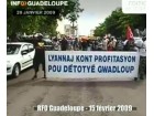banderole collectif LKJ - grève Guadeloupe banderole collectif LKJ - grève Guadeloupe