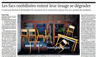Les facs mobilisées voient leur image se dégrader - le Monde Les facs mobilisées voient leur image se dégrader - le Monde