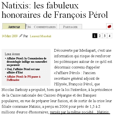 Mediapart-Natixis : argent versé par Natixis Mediapart-Natixis : argent versé par Natixis