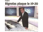 Laurent Bignolas quitte le 19/20 - Le Parisien - 28/08/10 Laurent Bignolas quitte le 19/20 - Le Parisien - 28/08/10