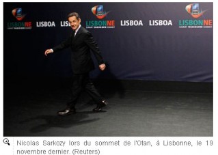 Nicolas Sarkozy à Bruxelles - Photo Reuters, source : JDD.fr