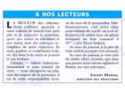 lettre aux lecteurs : le parisien lettre aux lecteurs : le parisien