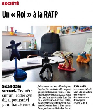Une statuette à la Une