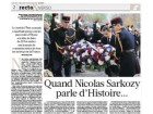 Quand Sarkozy parle d'histoire Quand Sarkozy parle d'histoire