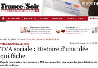 TVA sociale France Soir