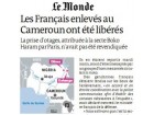 Une bourde à la Une du Monde Une bourde à la Une du Monde