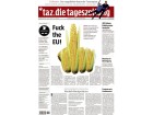 Une de la Taz du 12 février 2014 sur l'autorisation par l'UE du maïs OGM 1507 Une de la Taz du 12 février 2014 sur l'autorisation par l'UE du maïs OGM 1507