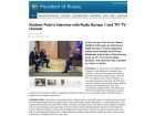 Verbatim sur le site du Kremlin Verbatim sur le site du Kremlin