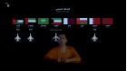 Capture - vidéo Etat islamique - exécution otage jordanien - image drapeaux pays Capture - vidéo Etat islamique - exécution otage jordanien - image drapeaux pays
