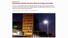 Spiegel journalistes BND Spiegel journalistes BND