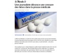 Effets secondaire du Mediator dans la presse Effets secondaire du Mediator dans la presse