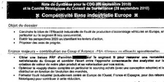 PSA Aulnay note
