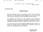 Larcher faux communiqué Larcher faux communiqué