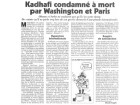 Kadhafi, Canard, forces spéciales Kadhafi, Canard, forces spéciales