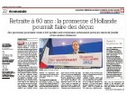 Hollande et la retraite à 60 ans dans Le Figaro Hollande et la retraite à 60 ans dans Le Figaro