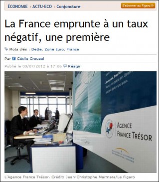 figaro emprunt taux n&eacute;gatif