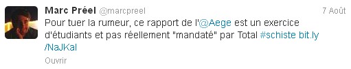 Tweet Pr&eacute;el