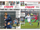 Double une journal l'equipe Double une journal l'equipe