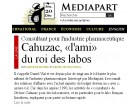 Cahuzac, roi des labos Cahuzac, roi des labos