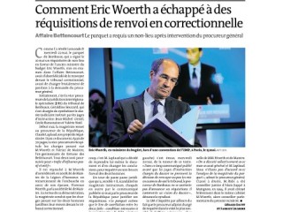 Non-lieu pour Woerth Non-lieu pour Woerth