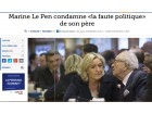 Le Pen fournée Le Pen fournée