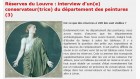 Louvre interview Louvre interview