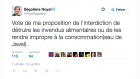 Ségolène Royal - tweet gaspillage alimentaire Ségolène Royal - tweet gaspillage alimentaire