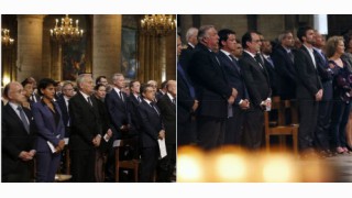 Photo/Hommage père Hamel : l'Elysée a-t-il supprimé Sarkozy ?