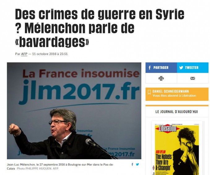 Libé article Mélenchon
