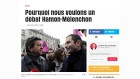 Libération débat Hamon-Mélenchon Libération débat Hamon-Mélenchon
