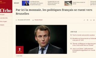 Macron L'Echo