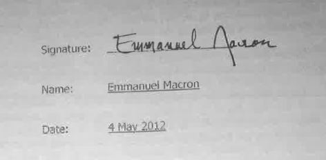 Signature Macron 4chan
