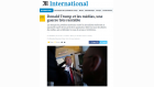 Le Monde Trump guerre rentable Le Monde Trump guerre rentable