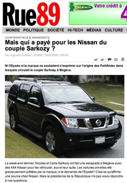 Rue89, 4 x 4, Sarkozy