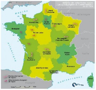 France régions Balladur