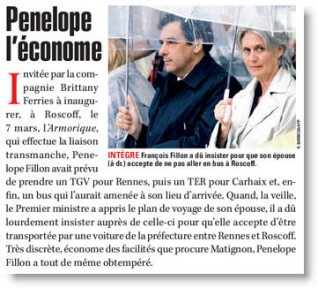 article canard enchaine penelope fillon