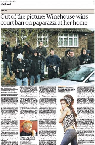 Guardian, Winehouse