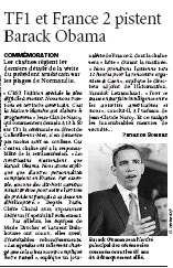 TF1, Obama TF1, Obama