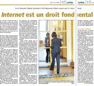 Voix du Luxembourg, Hadopi Voix du Luxembourg, Hadopi