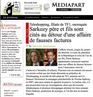 Mediapart, TeleShopping, factures Mediapart, TeleShopping, factures