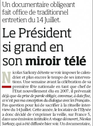 Libe%u0301ration, Sarkozy Libe%u0301ration, Sarkozy