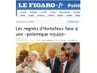 Hortefeux regrets Figaro Hortefeux regrets Figaro