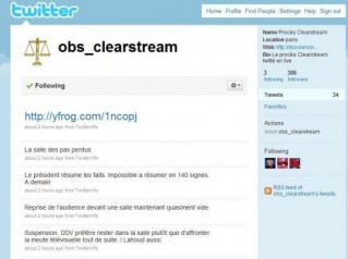 Cliquez pour zoomer : Clearstream sur Twitter Nouvel Obs