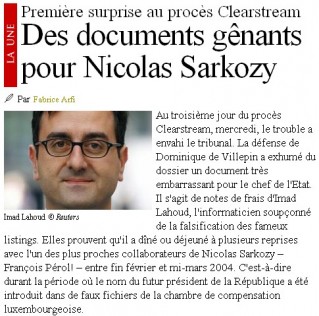Cliquez pour zoomer : Clearstream Lahud - Mediapart, 24/0/09