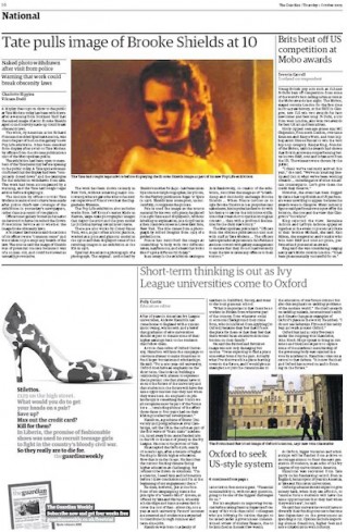 Brooke Shields, Guardian Brooke Shields, Guardian